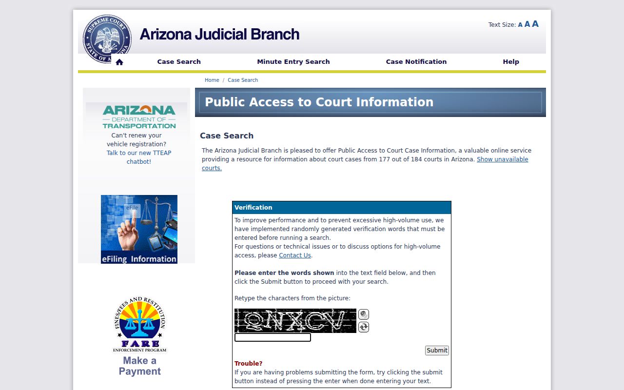 Lake Havasu City residents directory Arizona court lookup