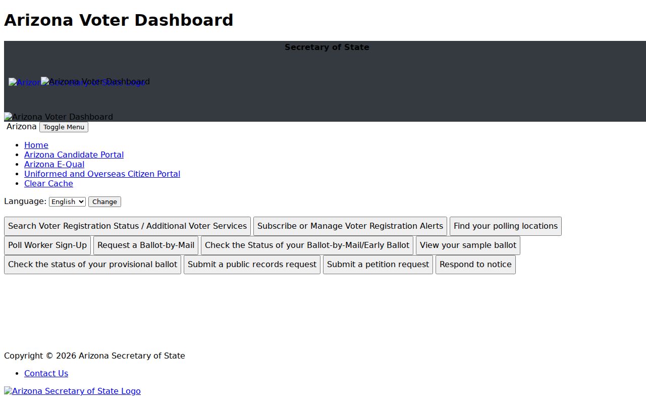 Lake Havasu City residents directory Arizona voter portal
