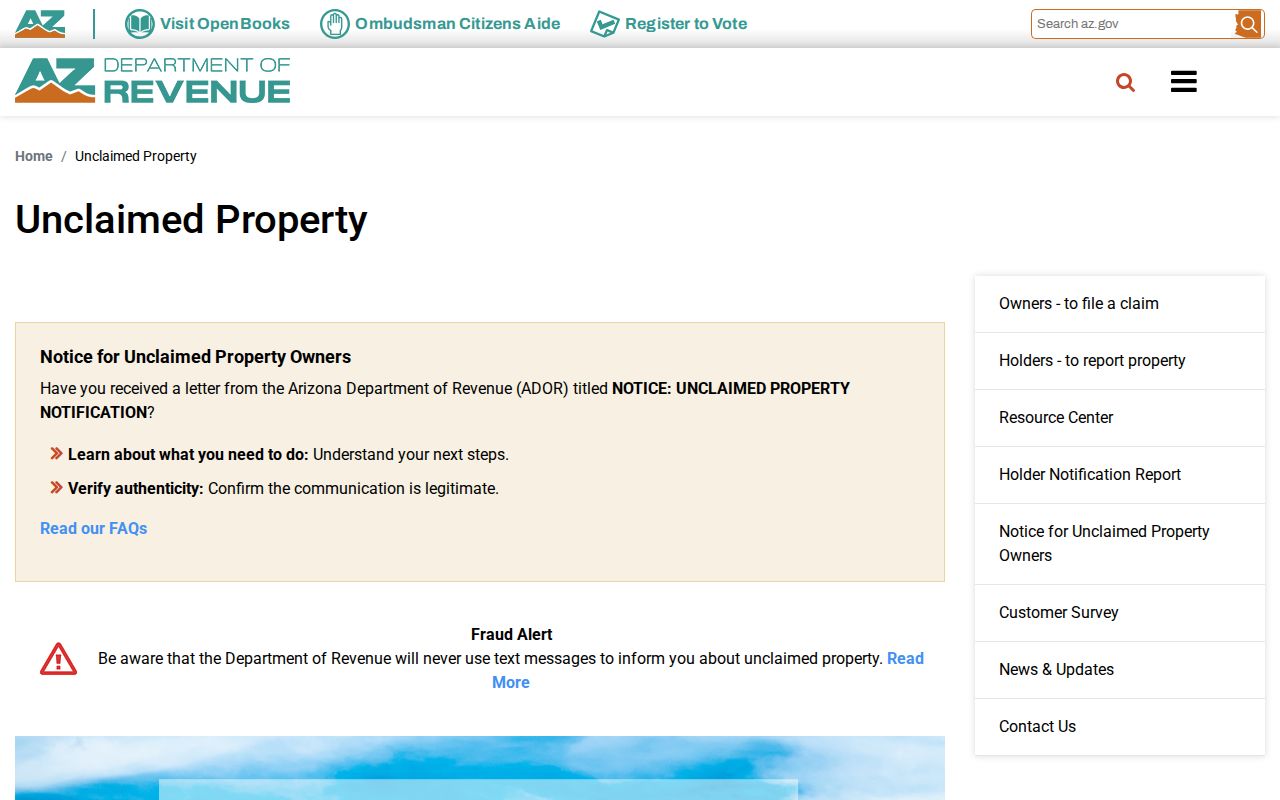 Lake Havasu City neighbor lookup and Arizona unclaimed-property search